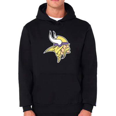 Felpa con Cappuccio Minnesota Vikings - Vestibilità Regolare, Nera Felpa con Cappuccio Minnesota Vikings - Vestibilità Regolare, Nera