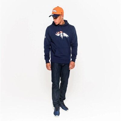New Era Denver Broncos Hoodie - Größe S - Blau New Era Denver Broncos Hoodie - Größe S - Blau