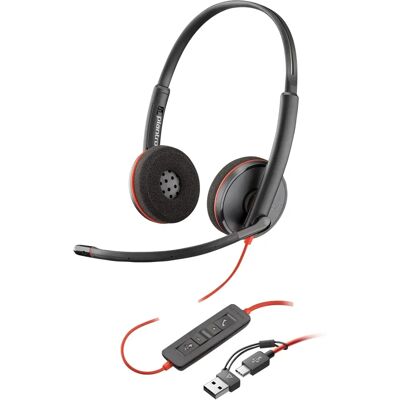 PLANTRONICS 9P7X8AA - Büro-Kopfhörer Supra-aural Schwarz PLANTRONICS 9P7X8AA - Büro-Kopfhörer Supra-aural Schwarz
