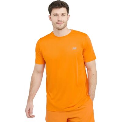 New Balance Men's Orange Sport Essentials T-Shirt - T-Shirt New Balance Men's Orange Sport Essentials T-Shirt - T-Shirt