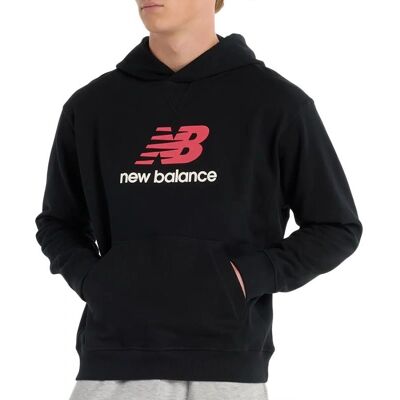 New Balance - French Terry Logo Hoodie - Hanorac - Negru - XL New Balance - French Terry Logo Hoodie - Hanorac - Negru - XL