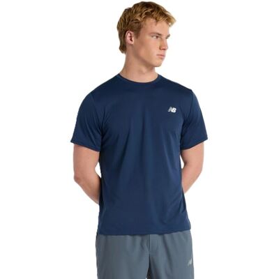 New Balance - Sport T-shirt Kortärmad - Blå - T-shirt New Balance - Sport T-shirt Kortärmad - Blå - T-shirt
