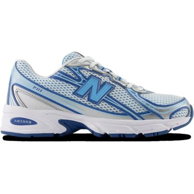 New Balance U 740 - Sneakers Impact-Absorbing - Blanc/Bleu Agate New Balance U 740 - Sneakers Impact-Absorbing - Blanc/Bleu Agate