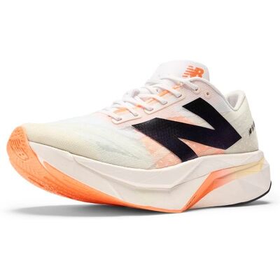 New Balance FuelCell SuperComp Elite v4 Blanco Naranja - Zapatillas New Balance FuelCell SuperComp Elite v4 Blanco Naranja - Zapatillas