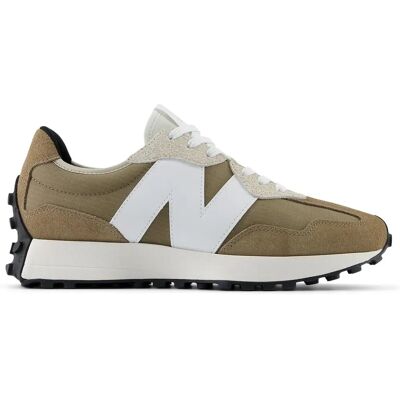 Baskets New Balance U327SBC - Unisex, Vert kaki, Blanc, Maro - Publicité Baskets New Balance U327SBC - Unisex, Vert kaki, Blanc, Maro - Publicité