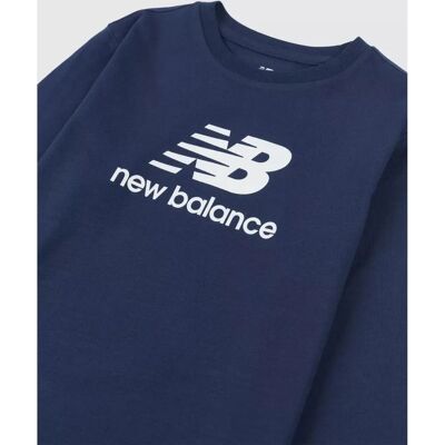 New Balance Barne langermet T-skjorte med stacked logo - T-Shirt New Balance Barne langermet T-skjorte med stacked logo - T-Shirt