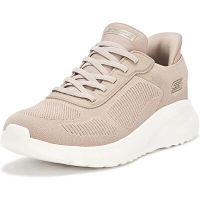 Skechers Damen Slip-in Turnschuhe - Taupe - Komfort & Stil Skechers Damen Slip-in Turnschuhe - Taupe - Komfort & Stil
