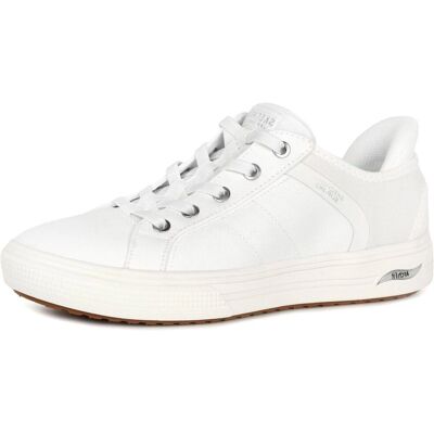 Skechers Damen Slip In Arch Fit Arcade - Schuhe - Weiß Skechers Damen Slip In Arch Fit Arcade - Schuhe - Weiß