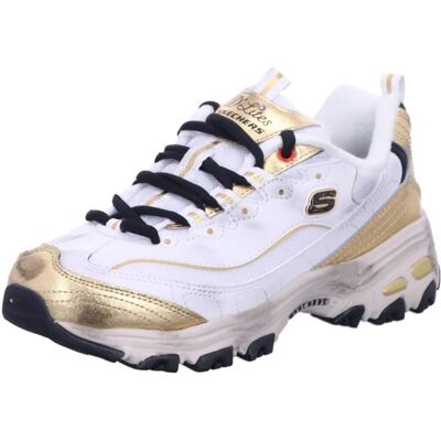 Baskets Skechers D'lites-vintage Visi blanches - Sneakers - Publicité Baskets Skechers D'lites-vintage Visi blanches - Sneakers - Publicité