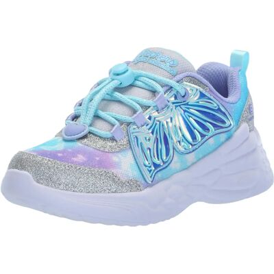 Skechers Bambini Dream Racer - Wing Brites Scarpe Argento/Lavanda Skechers Bambini Dream Racer - Wing Brites Scarpe Argento/Lavanda