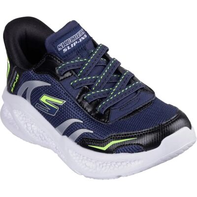 Skechers Meteor-lights Scarpe Slip-On Blu - Scarpe Casual Skechers Meteor-lights Scarpe Slip-On Blu - Scarpe Casual