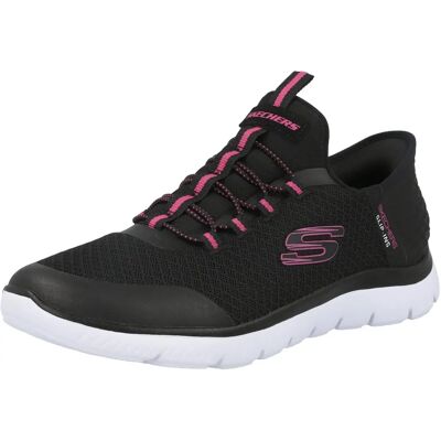 Skechers Mädchen Summits Schwarze Slipper - Freizeit Kinder Schuhe Skechers Mädchen Summits Schwarze Slipper - Freizeit Kinder Schuhe