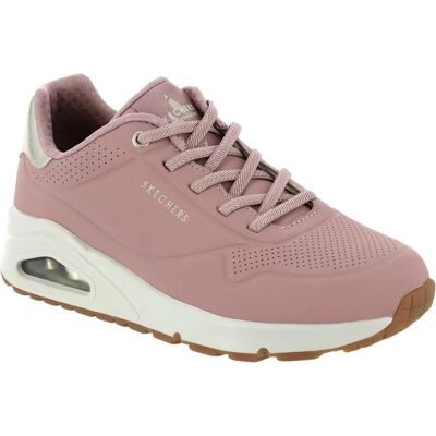 Skechers Uno Shimmer Away Rose Turnschuhe - Größe 8 Skechers Uno Shimmer Away Rose Turnschuhe - Größe 8