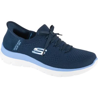 Skechers Navy Slip-Ins Summits - Scarpe Donna Skechers Navy Slip-Ins Summits - Scarpe Donna