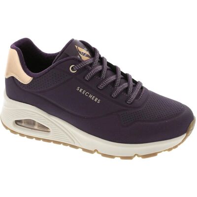 Skechers Uno-Shimmer Away Violet - Baskets - Publicité Skechers Uno-Shimmer Away Violet - Baskets - Publicité