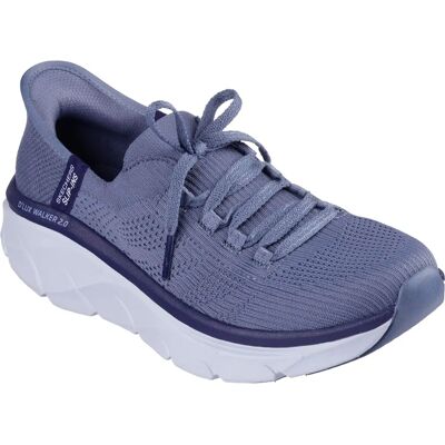 Skechers D'LUX WALKER 2.0 - THRILL MOVEMENT Womens Trainers Slate - Navy - Size: 4 Skechers D'LUX WALKER 2.0 - THRILL MOVEMENT Womens Trainers Slate - Navy - Size: 4