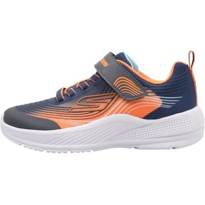 Skechers Menino Microspec Advance Navy/Orange Tênis - Leve, Esportivo, Confortável Skechers Menino Microspec Advance Navy/Orange Tênis - Leve, Esportivo, Confortável