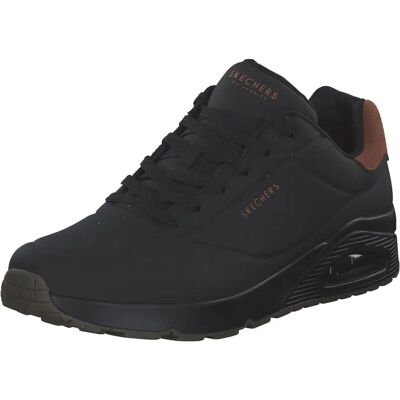 Skechers Herren Uno Suited On Air Memory Foam Trainer - Schwarz - Größe: 10.5 Skechers Herren Uno Suited On Air Memory Foam Trainer - Schwarz - Größe: 10.5