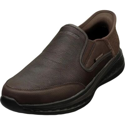 Skechers Slade Cooper Rood/Bruin Instapschoenen - Casual Skechers Slade Cooper Rood/Bruin Instapschoenen - Casual