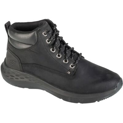 Bottes Skechers Parson Ederic pour Homme - Noir - Cuir - Lacets - Talon Bas - Publicité Bottes Skechers Parson Ederic pour Homme - Noir - Cuir - Lacets - Talon Bas - Publicité