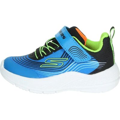 Skechers Fiú Microspec Advance Könnyű gyermekcipő - Kék/Lime - Méret 12-24 hónap Skechers Fiú Microspec Advance Könnyű gyermekcipő - Kék/Lime - Méret 12-24 hónap