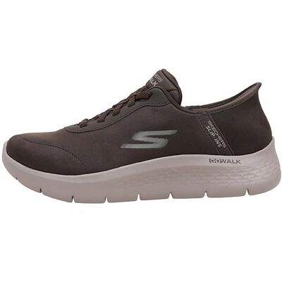 Skechers Braune Slip Sneakers - Flexibel Sohle - Turnschuhe Skechers Braune Slip Sneakers - Flexibel Sohle - Turnschuhe