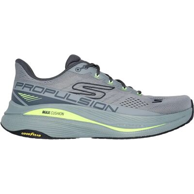 Skechers Max Cushioning Propulsion Blau Orange - Sportschuhe Skechers Max Cushioning Propulsion Blau Orange - Sportschuhe