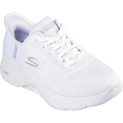 Chaussons Skechers Blancs avec Support de Voûte Plantaire Chaussons Skechers Blancs avec Support de Voûte Plantaire