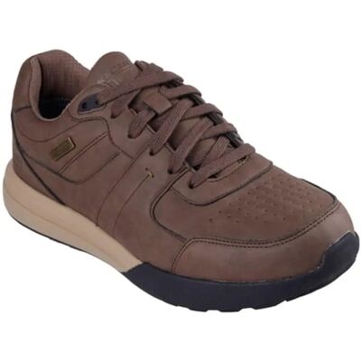 Scarpe Skechers Netson Gander Marroni - Impermeabili, Schiuma Memory - Casual Scarpe Skechers Netson Gander Marroni - Impermeabili, Schiuma Memory - Casual