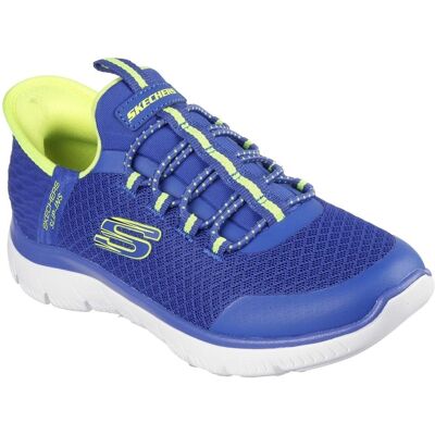 Skechers Summits High Range Jungen Turnschuhe - Blau/Lime Skechers Summits High Range Jungen Turnschuhe - Blau/Lime