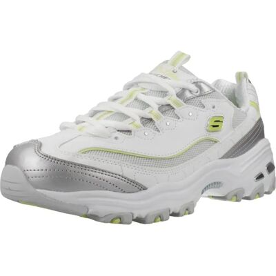 Skechers D'LITES-CHROMATIC Weiße Plateau Sneakers - Sneakers Skechers D'LITES-CHROMATIC Weiße Plateau Sneakers - Sneakers