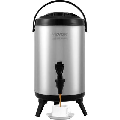 VEVOR - 2 Gallon 7.6L - Acciaio inossidabile - Isolato - Dispenser di bevande VEVOR - 2 Gallon 7.6L - Acciaio inossidabile - Isolato - Dispenser di bevande