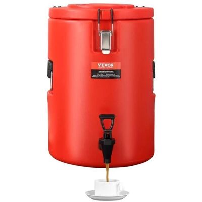 Vevor Distributeur de Boissons Isolé en Acier Inoxydable - 4,5 Gallons - Thé Chaud Café Eau - Publicité Vevor Distributeur de Boissons Isolé en Acier Inoxydable - 4,5 Gallons - Thé Chaud Café Eau - Publicité