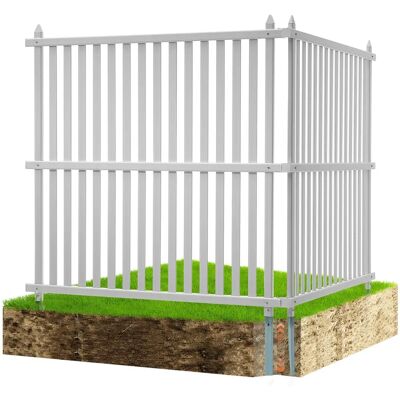 VEVOR Vinyl Privacy Fence Panels - 48x48 inches - Outdoor VEVOR Vinyl Privacy Fence Panels - 48x48 inches - Outdoor