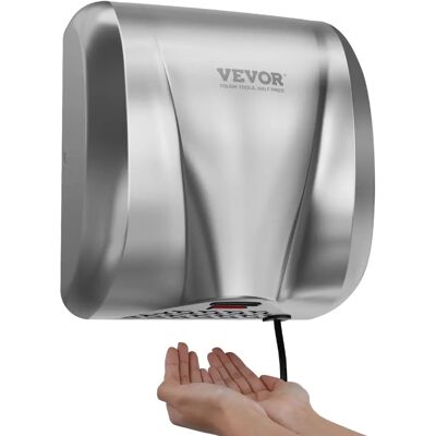 Vevor Handtrockner - Edelstahl Hochgeschwindigkeits-Automatischer HEPA-Filter Vevor Handtrockner - Edelstahl Hochgeschwindigkeits-Automatischer HEPA-Filter