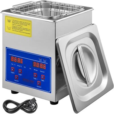VEVOR - Ultraschallreiniger 2L Edelstahl Vielzweck mit Digitaler Heiz- und Timer VEVOR - Ultraschallreiniger 2L Edelstahl Vielzweck mit Digitaler Heiz- und Timer