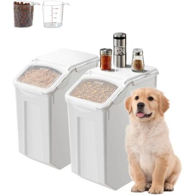 Vevor Großer Reis- & Lebensmittelbehälter - 20L/4.5G x2 Vevor Großer Reis- & Lebensmittelbehälter - 20L/4.5G x2