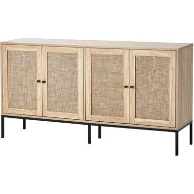Vevor Armoire en Rotin - Vintage et Stockage Ajustable - Publicité Vevor Armoire en Rotin - Vintage et Stockage Ajustable - Publicité