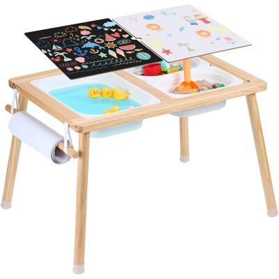 Table Sensorielle Vevor pour Tout-Petits - Jeu de Sable et Eau Intérieur/Extérieur - Publicité Table Sensorielle Vevor pour Tout-Petits - Jeu de Sable et Eau Intérieur/Extérieur - Publicité