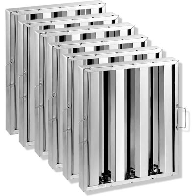 Filtre de Hotte Commerciale en Acier Inoxydable - 393x493 mm - Publicité Filtre de Hotte Commerciale en Acier Inoxydable - 393x493 mm - Publicité