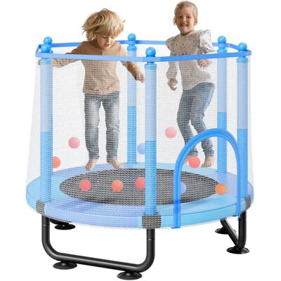 Vevor 60" Trampolina dla dzieci - Wejście/wyjście z siatką bezpieczeństwa i koszem do koszykówki Vevor 60" Trampolina dla dzieci - Wejście/wyjście z siatką bezpieczeństwa i koszem do koszykówki