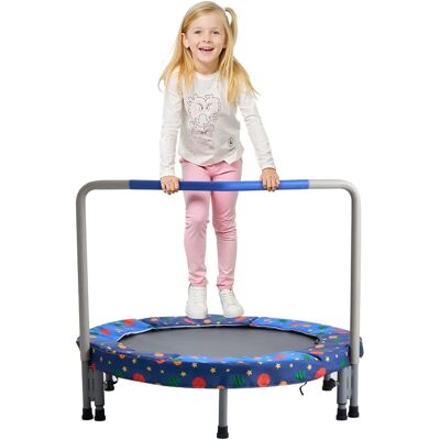Vevor 36" Kindersprungmatte - Faltbares Mini-Rebounder, Blau Vevor 36" Kindersprungmatte - Faltbares Mini-Rebounder, Blau