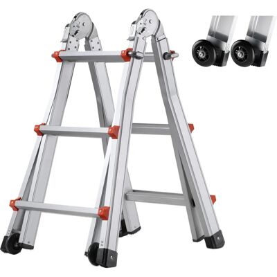 Scala telescopica VEVOR a A - 335cm, capacità 149,7kg Scala telescopica VEVOR a A - 335cm, capacità 149,7kg