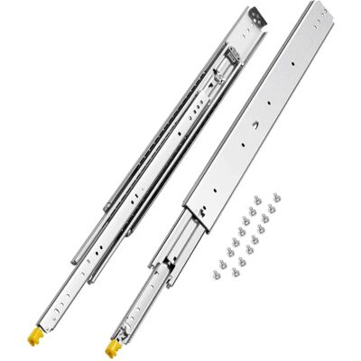 Vevor Vevor 18-60 Glissières de Tirage - Haute Résistance, Extension Complète, Roulement à Billes - Publicité Vevor Vevor 18-60 Glissières de Tirage - Haute Résistance, Extension Complète, Roulement à Billes - Publicité