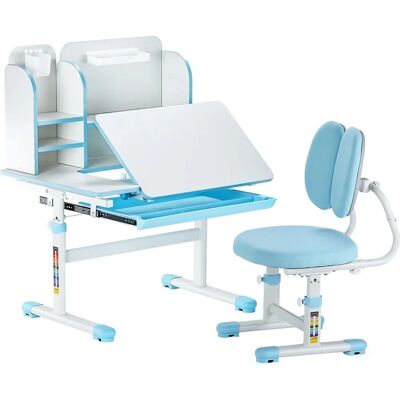 Vevor Kinder Arbeits- und Schreibset - Höhenverstellbar, Blau Vevor Kinder Arbeits- und Schreibset - Höhenverstellbar, Blau