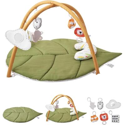 Succebuy Baby Spiel-Gymnastikmatte - Sensorische Spielzeuge, Übergrößere Blattform Bauchzeitmatte für 0-18 Monate Succebuy Baby Spiel-Gymnastikmatte - Sensorische Spielzeuge, Übergrößere Blattform Bauchzeitmatte für 0-18 Monate