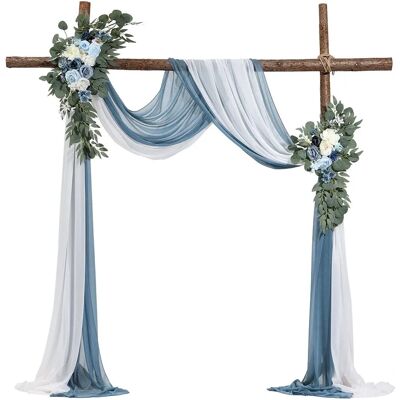 Vevor Hochzeitsbogen Set - Künstliche Blumen & Vorhänge Vevor Hochzeitsbogen Set - Künstliche Blumen & Vorhänge