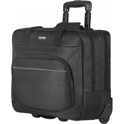 Vevor Sac à Laptop - 15,6 Pouces Roues Noire Voyage Affaires - Publicité Vevor Sac à Laptop - 15,6 Pouces Roues Noire Voyage Affaires - Publicité