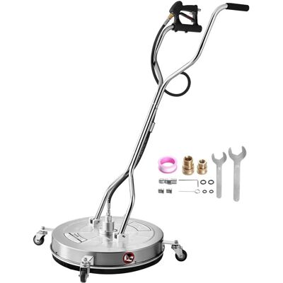 Vevor 24" Pinta-alustan puhdistaja korkeapainepesurille - Ruostumaton teräs, 4000 Max PSI Vevor 24" Pinta-alustan puhdistaja korkeapainepesurille - Ruostumaton teräs, 4000 Max PSI