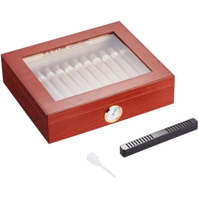 Humidor Vevor en Cèdre Espagnol - Capacité 10-25 Cigares - Publicité Humidor Vevor en Cèdre Espagnol - Capacité 10-25 Cigares - Publicité